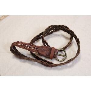 american eagle 00s braided leather belt - worn in